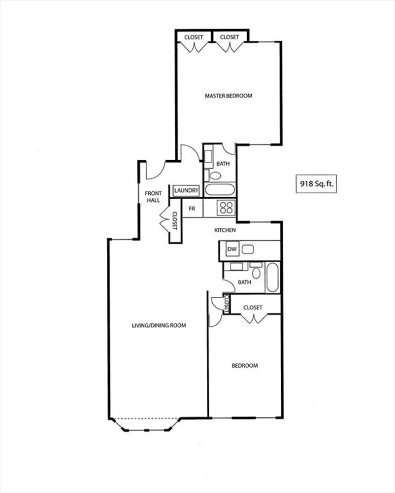 New York City Real Estate | View 118 Clinton Avenue, 4A | Floorplan 1 | View 1