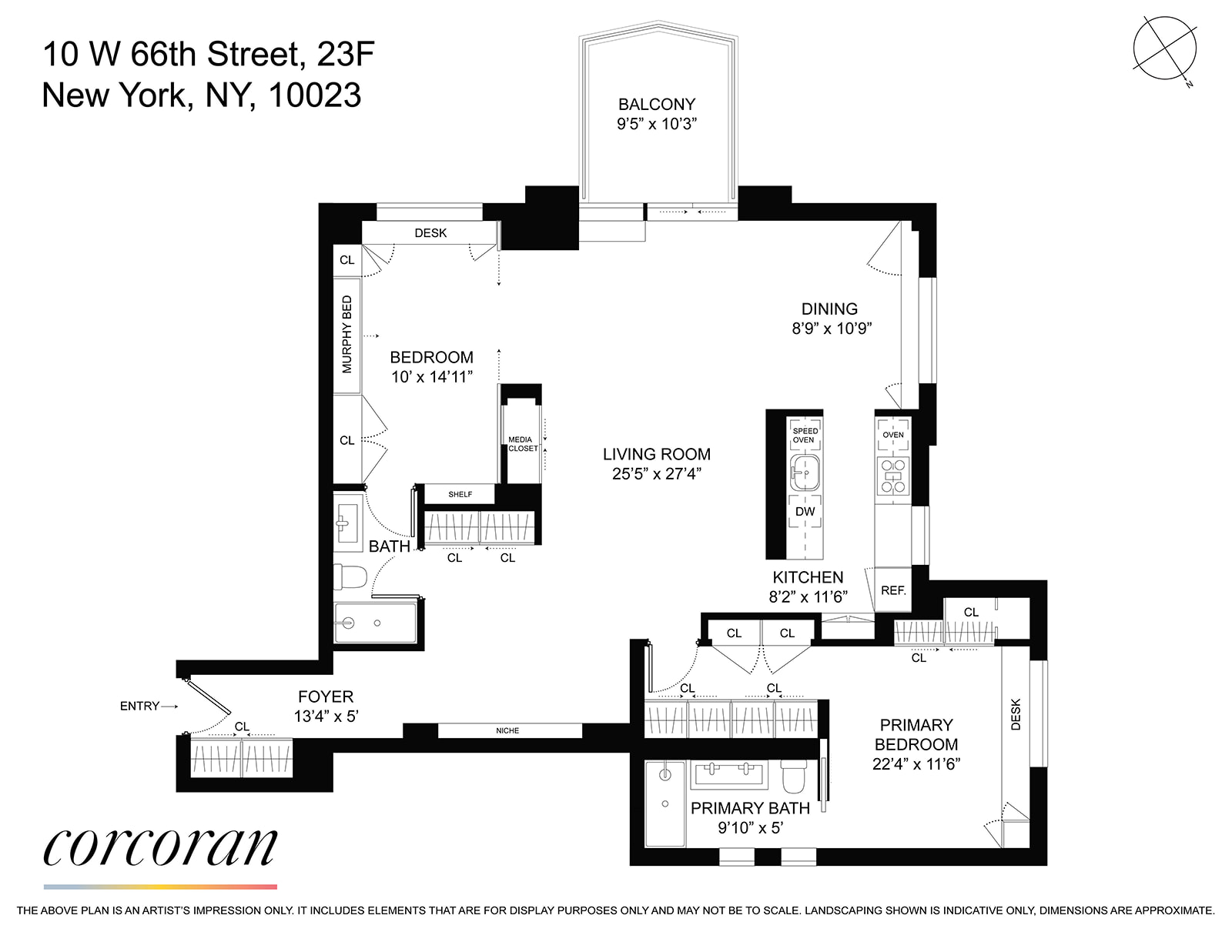 10 West 66th Street, #23F