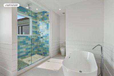 The Hamptons Real Estate | View 23 Fairview Road | master bath soaking tub | View 15