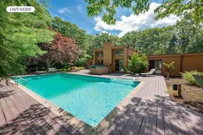 The Hamptons Real Estate | View 62 Woodland Drive | Expansive decking | View 3