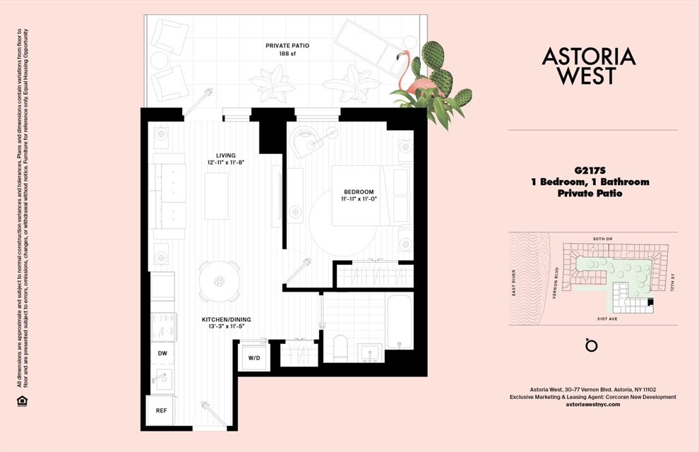 30-77 Vernon Boulevard, G217S | floorplan | View 30