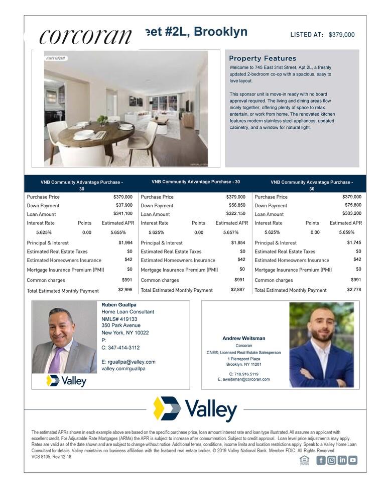 745 East 31st Street 2L Flatbush Brooklyn NY 11210