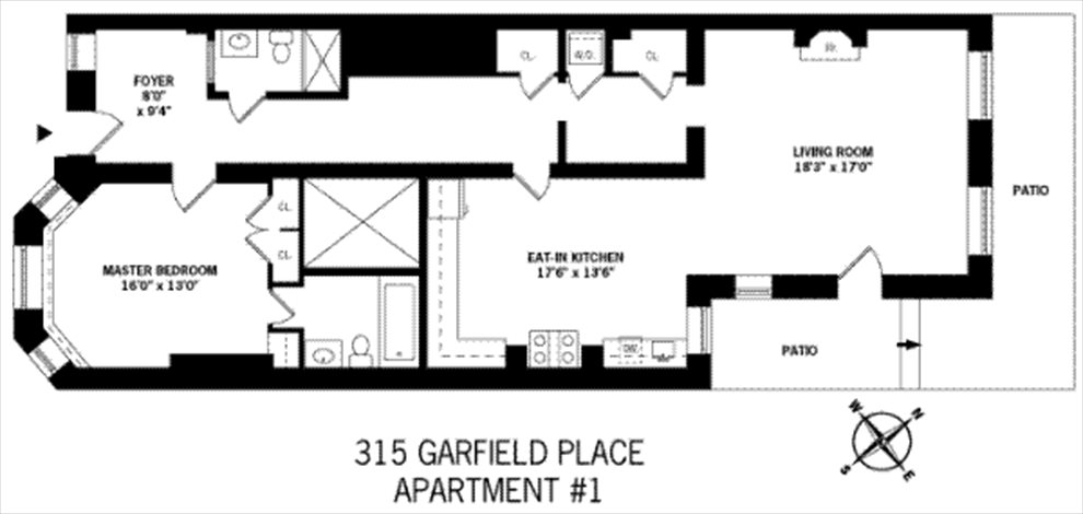 315 Garfield Place, 1 | floorplan | View 11