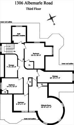 New York City Real Estate | View 1306 Albemarle Road | Floorplan 1