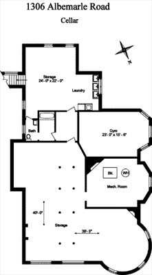 New York City Real Estate | View 1306 Albemarle Road | Floorplan 4