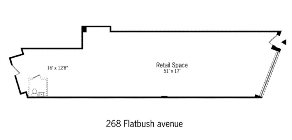 97 Prospect Place, STOREFRONT | floorplan | View 2