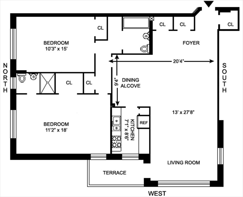 3850 Hudson Manor Terrace Apt 1bw, Riverdale, Nyc Real Estate Corcoran