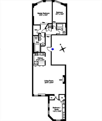 New York City Real Estate | View 22 West 76th Street, 4 | Floorplan | View 19