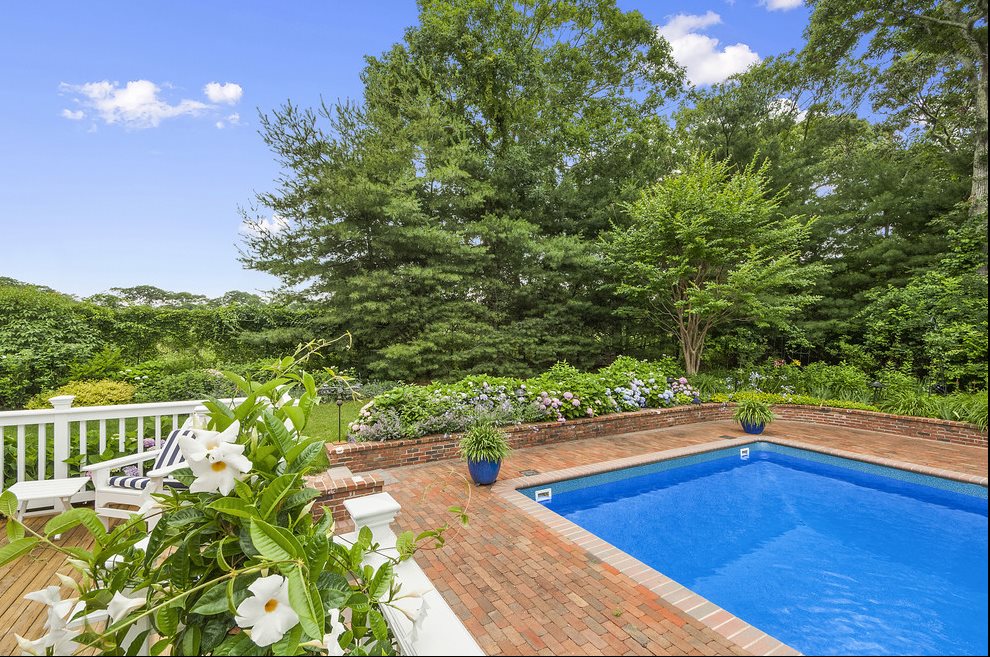 New York City Real Estate | View  | Pool and beautiful hydrangeas | View 6