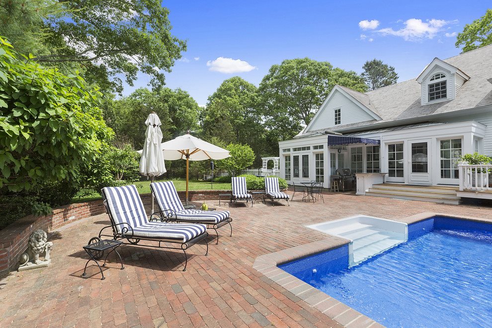 New York City Real Estate | View  | Pool with back of house | View 7
