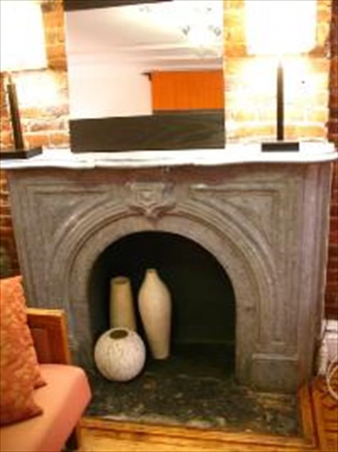 New York City Real Estate | View 154 6th Avenue, #1 | Decorative Fireplace | View 6