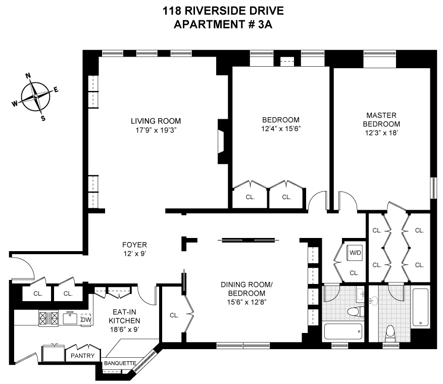118 Riverside Drive, #3A