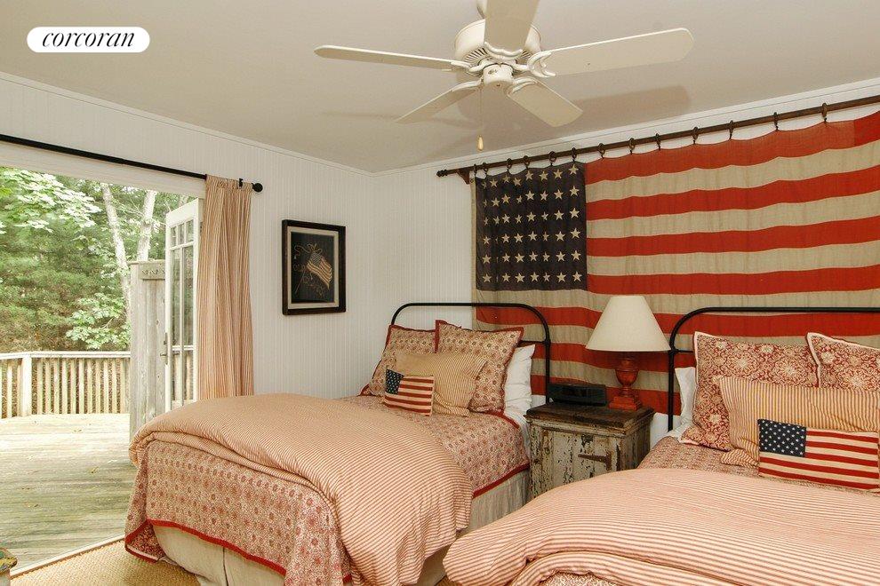 New York City Real Estate | View 181 Springy Banks Road | Bedroom # 2 with Side Deck | View 10