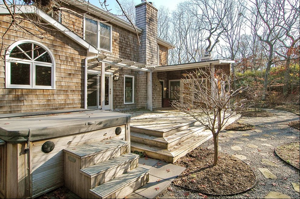 New York City Real Estate | View 23 Ocean Parkway | Hot Tub, Deck and Landscaped Paths | View 5