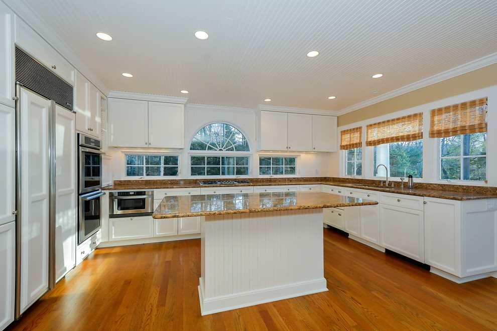 New York City Real Estate | View  | Sunlit, open plan Kitchen view from den | View 2