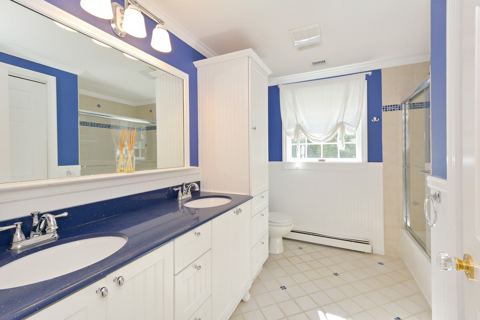 New York City Real Estate | View  | Second Level Bath With Double Sinks | View 14