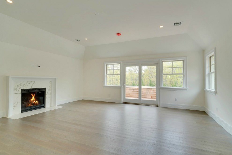 New York City Real Estate | View  | Master Bedroom with fireplace and balcony | View 10