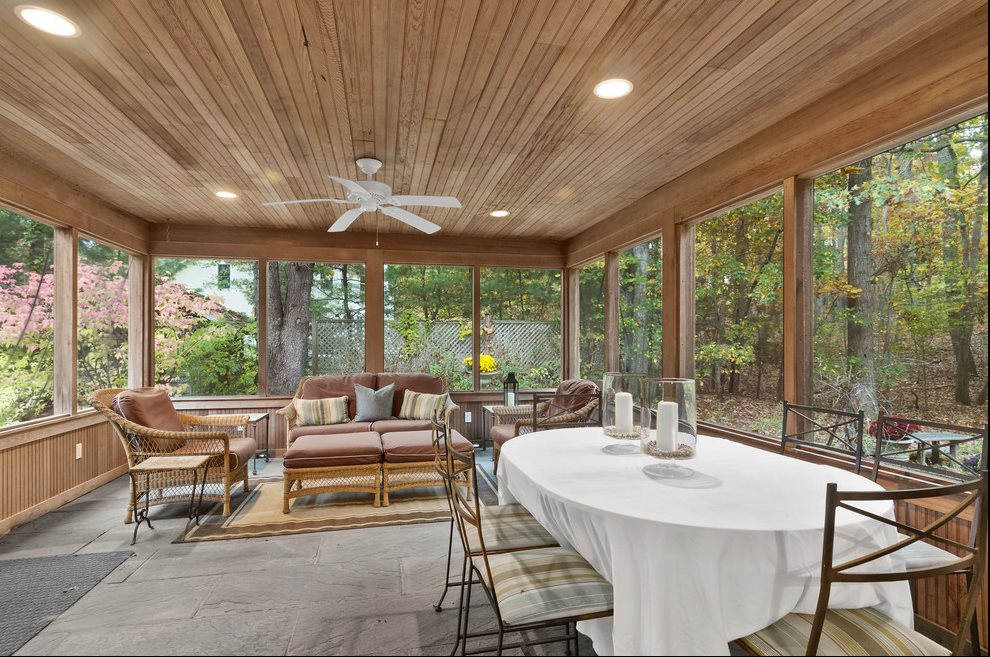 New York City Real Estate | View  | Screened in Porch off Dining Room | View 4