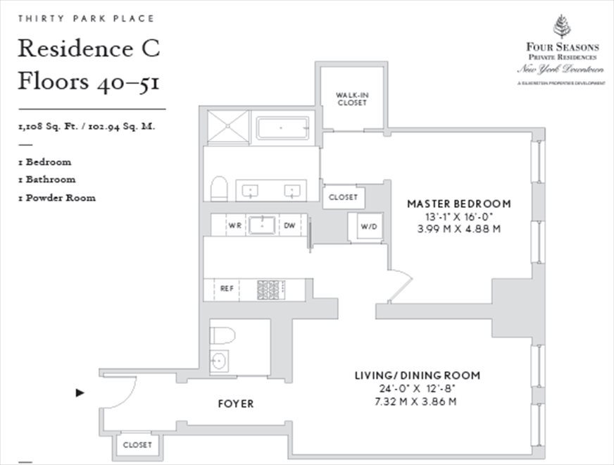 30 Park Place Apt 42c Tribeca Nyc Real Estate Corcoran