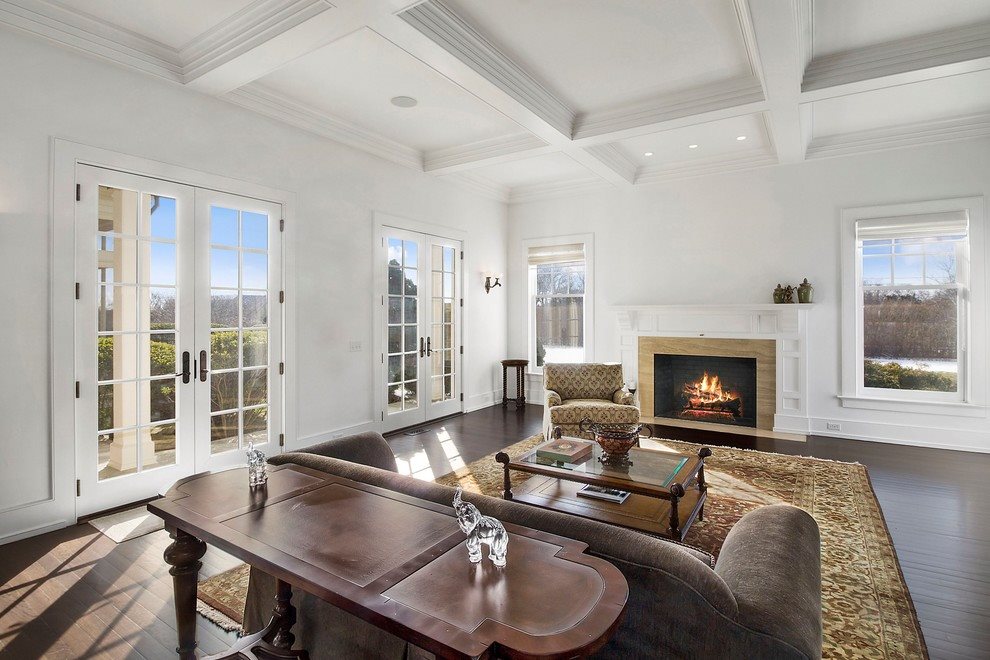 New York City Real Estate | View  | Living Room with Fireplace | View 9