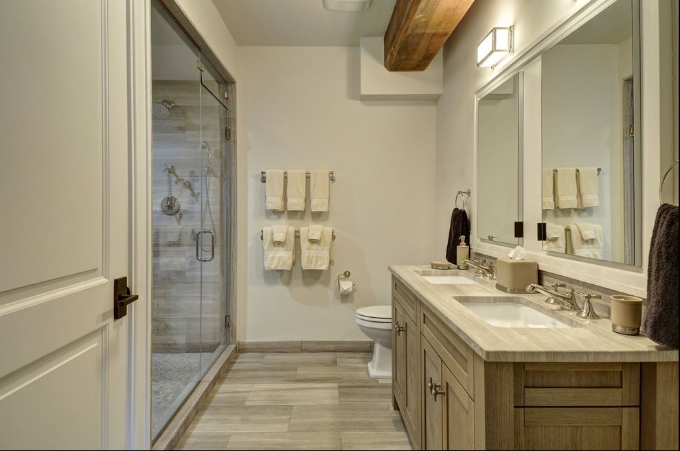 New York City Real Estate | View  | Master Ensuite Bathroom with Dual Sinks, Closet and Addition Access from Hall | View 10