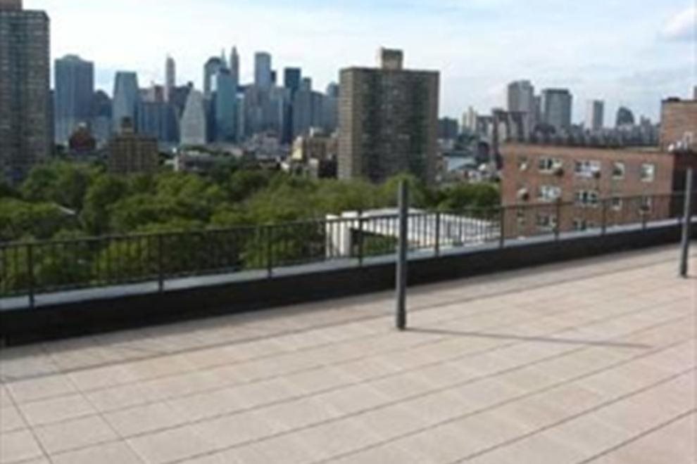 Concord Village Apartment Building | View 230 Jay Street | Roof deck with pavers and 360 degree views!