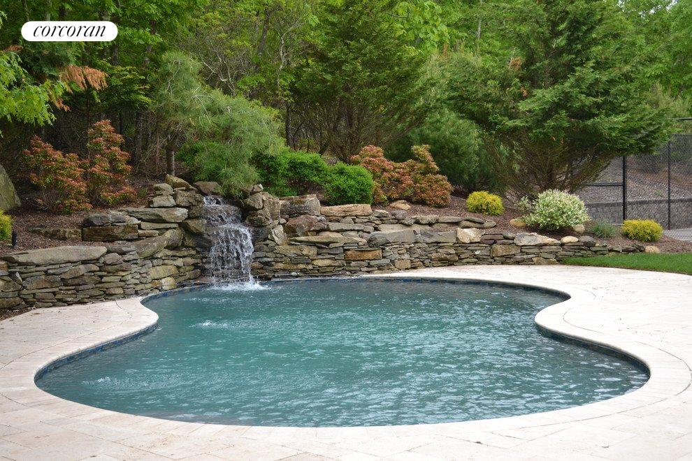 New York City Real Estate | View  | pool waterfall | View 8