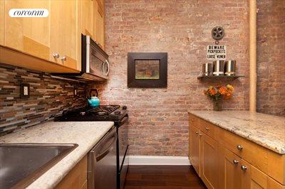 New York City Real Estate | View 344 8th Street, 1 | Open kitchen with SS appliances