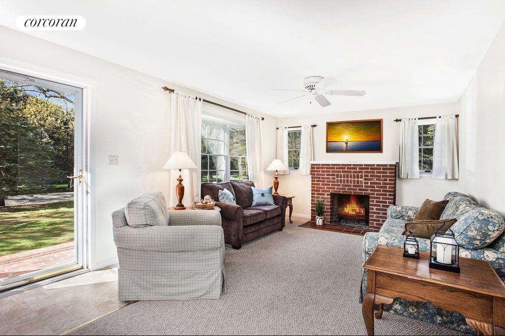 New York City Real Estate | View  | Cozy Living Room w/Fireplace and Additional Seating Area | View 3
