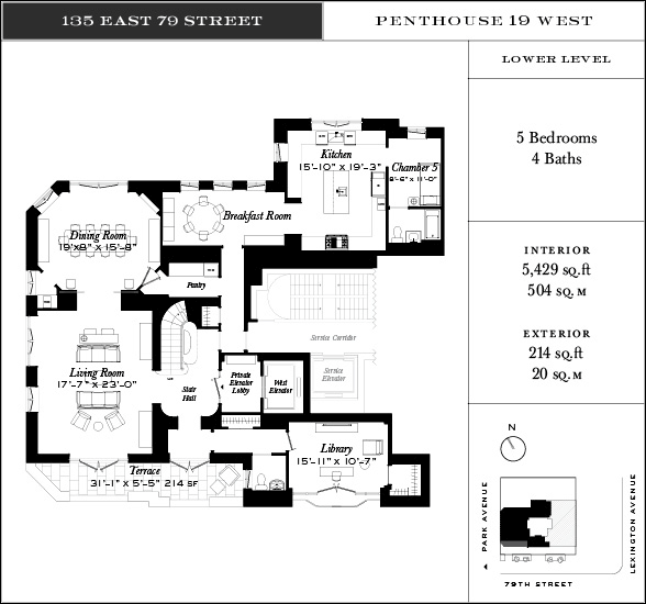 135 East 79th Street, #PH 19W
