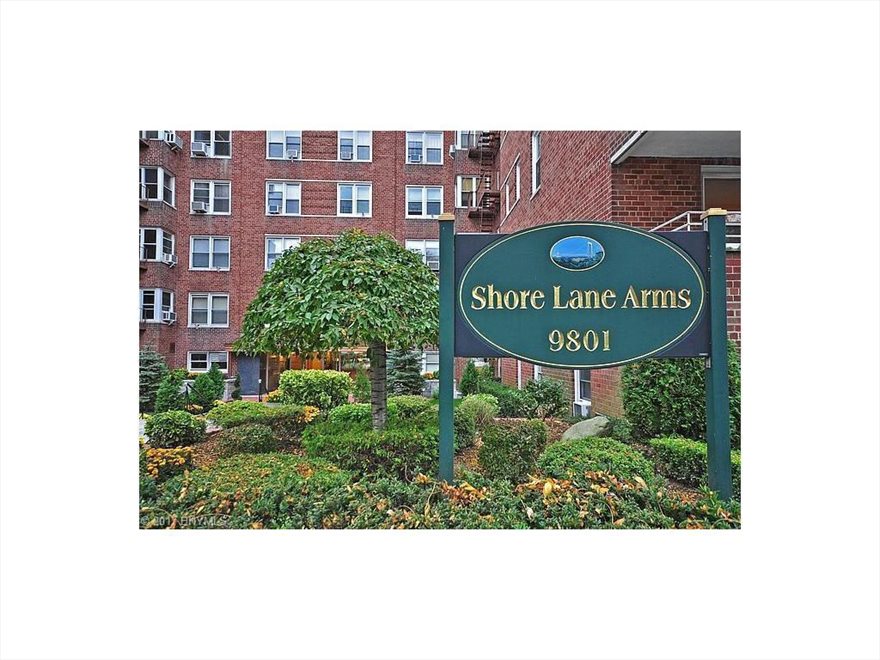 New York City Real Estate | View 9801 Shore Road, 2G | 2 Beds, 1 Bath