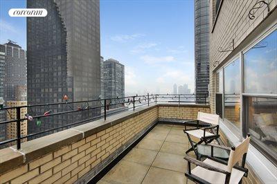 New York City Real Estate | View 333 East 46th Street, 19D | Terrace | View 4