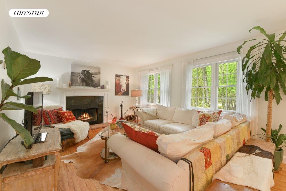 New York City Real Estate | View  | Living room with fireplace | View 2