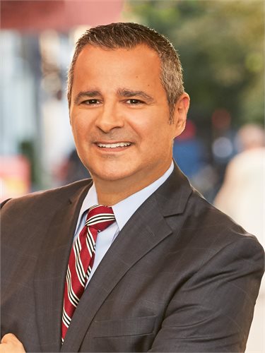 Nicholas Athanail, a top real estate agent in New York City for Corcoran, a real estate firm in SoHo.