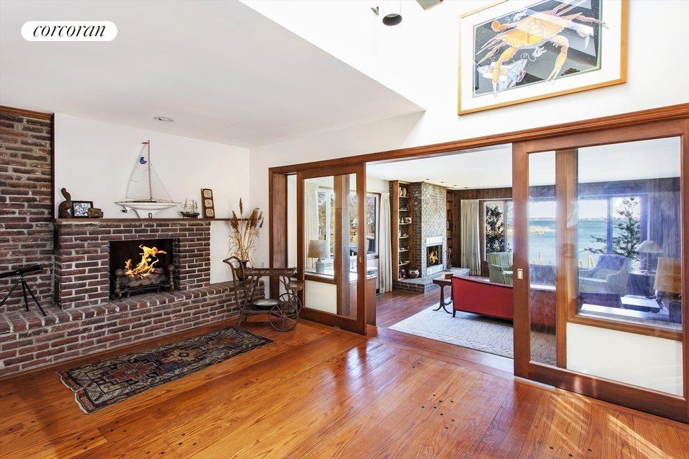 New York City Real Estate | View  | One of Three Fireplaces, this one back to back! | View 7