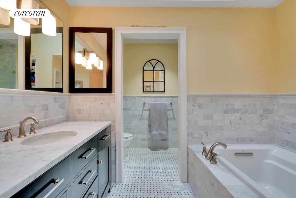 New York City Real Estate | View 23 Huckleberry Lane | Master Bath includes separate shower | View 9