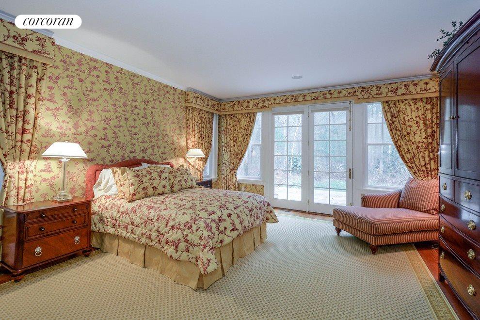 New York City Real Estate | View  | 1st FL Master bedroom - straight ahead, french door leads to backyard mahogany deck | View 10
