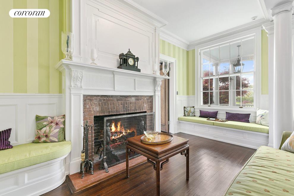 New York City Real Estate | View  | Lounge With Fireplace And WindowSeat | View 7
